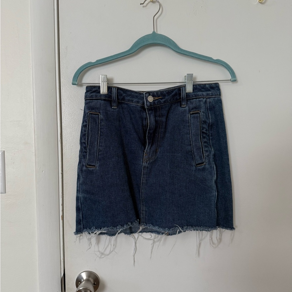 Denim Mini Skirt